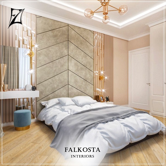 Дизайн интерьера спальни современный стиль Астана, Нур-Султан